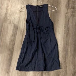 Vici Dolls Navy Linen Sundress